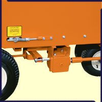 Cross-conveyor transmission