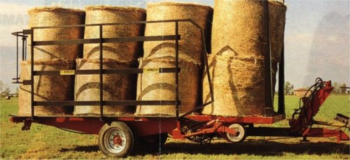 Self loading trailers for roundbales  8-5
